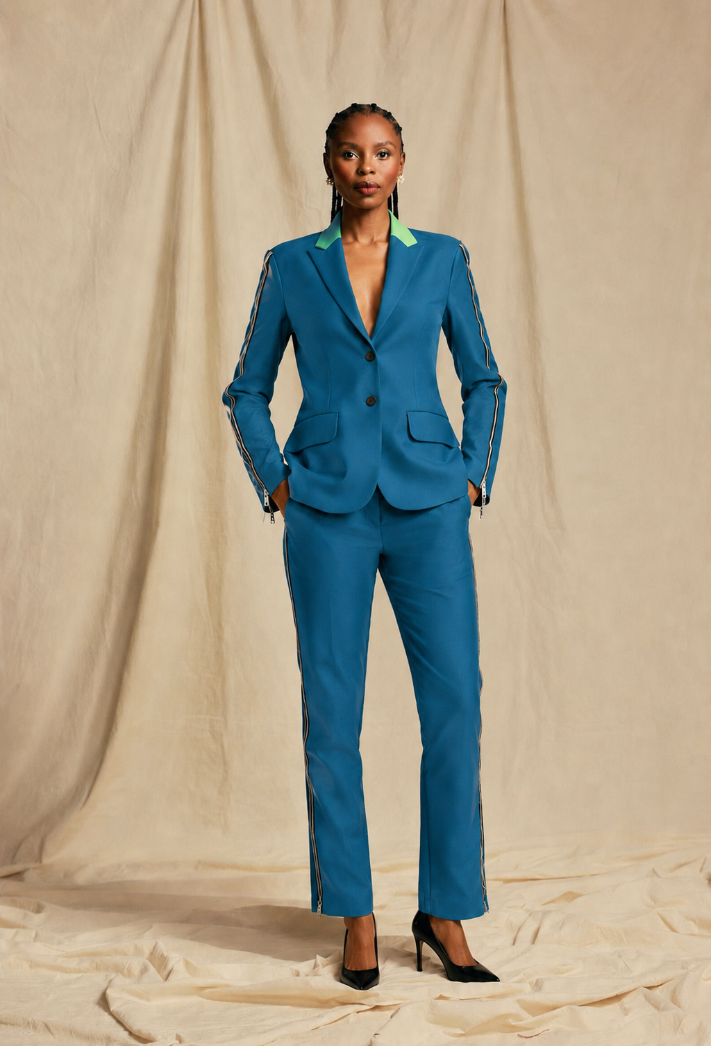 EstelleRosa Luxury Blazer Cape for Women